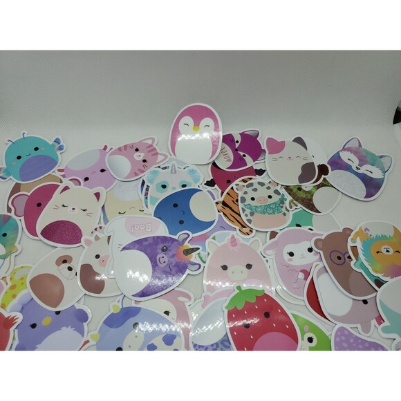 Squishmallow Vinyl Sticker Lot of 100 Various - Picture 2 of 7
